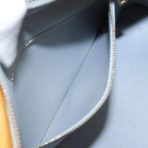 LOUIS VUITTON Monogram Vernis Houston Hand Bag Gris M91053 LV Auth 118524 - Picture 10 of 16